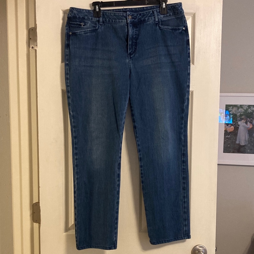 Chico's So Slimming Blue Jeans, 2.5